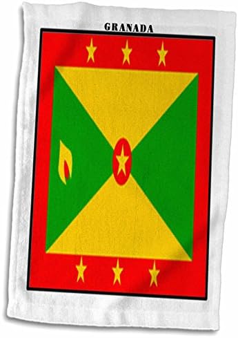 כפתורי דגל עולמי פלורן עולמי - תמונה של כפתור דגל גרננדה - מגבות