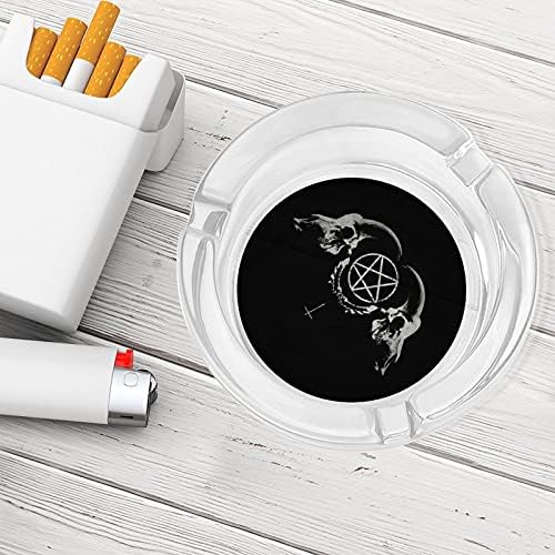 סמל גותי סמל גותי סמל גולגולת סיגריות מעשנים מגש אפר מגש אפר למשרד ביתי שולחן שולחן שולחן