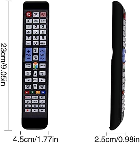 החלפת RIRY אוניברסלית של סמסונג טלוויזיה מרחוק תואם לכל השלט הרחוק של סמסונג לטלוויזיה חכמה LCD LED HD TV