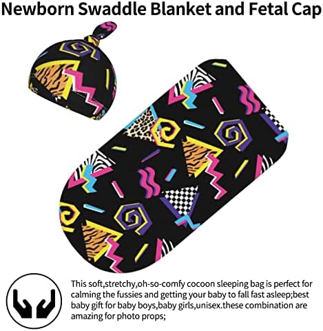 ממפיס בייבי סוודר, Swaddle Me 0-6 חודשים, דברים לתינוקות, שמיכת חטיפה של יילוד רכה נמתחת עם כובע כפה,