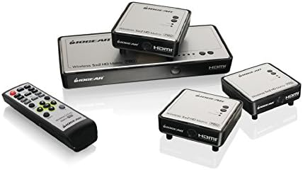 IOGEAR HDMI אלחוטי 5x2 מתג מטריקס w/ 2 מקלט נוסף - Full HD 1080p וידאו עד 200 רגל - בו זמנית עד 5 HDTVs