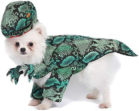 תלבושות דינוזאור של חתול כלב מוגוקו, שמלת קוספליי של ליל כל הקדושים, תחפושת דינוזאור מצחיקה לכלבים