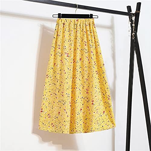 פרח אופנה חצי אורך חצאיות MIDI לנשים עוטפות ירך חדשות לחצאיות פרחוניות גבוהות של נשים לנשים לנשים
