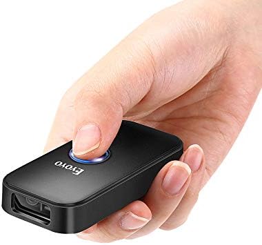Eyoyo Wireless Barcode Scanner Bluetooth, 2.4G Wireless & Wired 3-in-1 סורק ברקוד סורק נייד