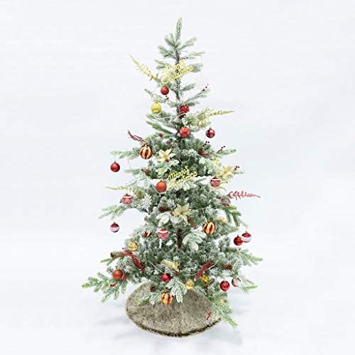 עץ אשוח אשוח של פתית שלג היררכית, עץ חג המולד נוהר מלאכותי עיצוב חג המולד מסורתי
