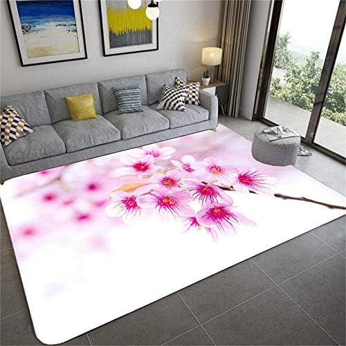 LHGBGBLN פרחים צבעוניים 3D שטיח סלון חדר שינה חדר שינה מחצלת חדר ילדים מחצלת מחצלת מחצלת רצפה