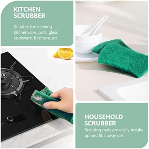 מגבות ירוקות באנגו 6 יחידות צלחת מטבח מקרצף רפידות סריקה של רפידות מגבות כלים לשטיפת כלים ניקוי