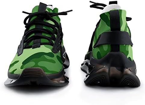 Gjetfdap 3D 3D מודפסים נעלי ספורט הסוואה, מסלול ריצת שבילים על נעלי הליכה קל משקל נושם רשת נעלי ספורט,