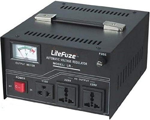 LITEFUZE LR -3000 3000 וואט ווסת מתח עם שנאי שלב למעלה/למטה 110V/220V - חוט הניתן לניתוק של חברת החשמל