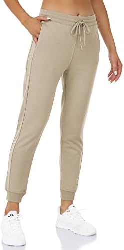 Colorfulkoala לנשים סרוג ג'רזי סרוג ג'רסי עם כיסים מכנסי טרניוט אימון מזדמנים