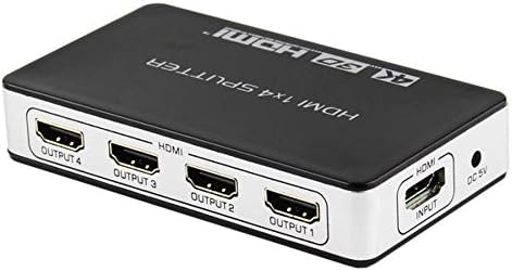 מתג מטריקס HDMI, מפצל HDMI, מפצל HDMI בהבחנה גבוהה 1 ב -4 החוצה ב -4 HDMI 1.4 תמיכה 4K 2K HDTV