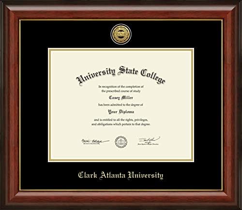אוניברסיטת קלארק אטלנטה - רישיון רשמי - מסגרת תעודת תואר ראשון - תואר ראשון - גודל מסמך 11 x 8.5