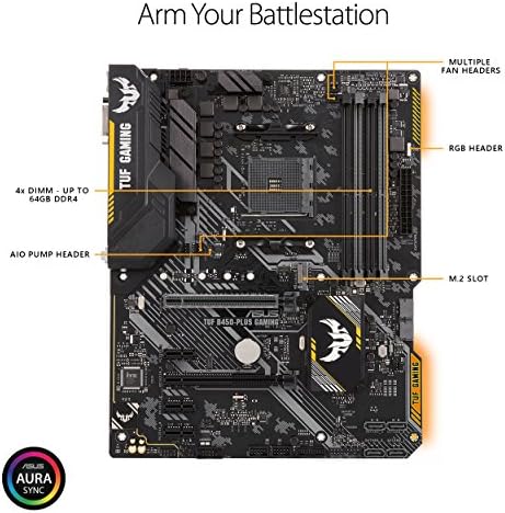 ASUS TUF B450-פלוס משחקי לוח האם AMD RYZEN 2 AM4 DDR4 HDMI DVI M.2