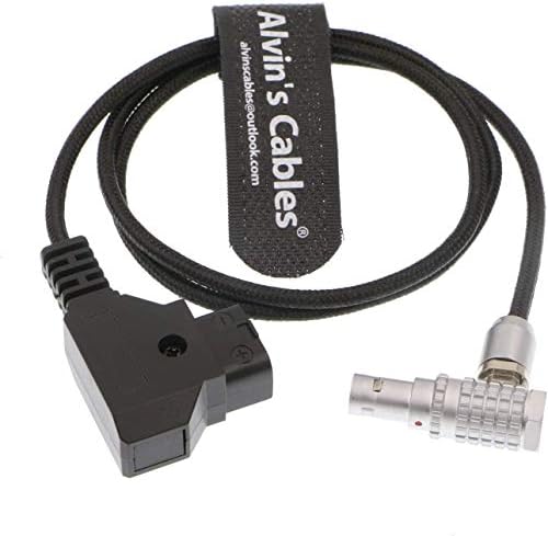 כבלים של אלווין Teradek כבל חשמל D-TAP לכבל 2 פינים זווית ימנית 2 סיכה כבל גמיש קלוע זכר עבור Smallhd Teradek 60