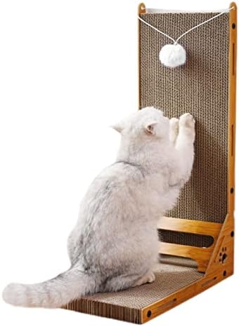 חתול גרדן קרטון, בצורת אנכי חתולי שריטה לוח, עמיד לוח רפידות מתאים לחתולים לנוח, לטחון טפרים ולשחק