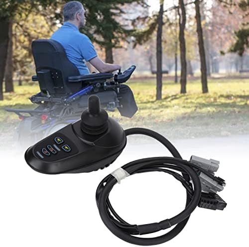 כיסא גלגלים חשמליים ג 'ויסטיק, רגישות גבוהה אינטליגנטי ג' ויסטיק בקר 360 עם משלוח היגוי עבור כוח כיסא