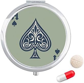 משחק כרטיסי דפוס הימורים כלי גלולת מקרה כיס רפואת אחסון תיבת מיכל מתקן
