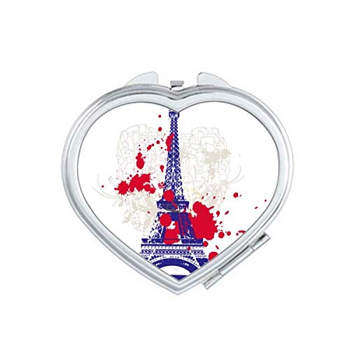מגדל אייפל מתאר צרפת פריז מראה הגדלת נסיעות איפור כיס כף יד נייד