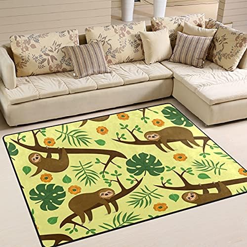 Sloth Baxiej על הענף שטיחים גדולים של שטיחי שטיחים משעשון שטיח פליימאט לילדים משחק חדר שינה