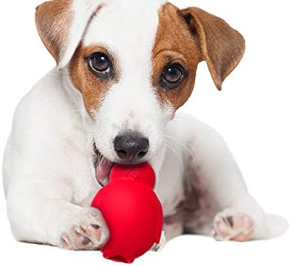 צעצוע כלבי גומי טבעי עמיד גומי, גומי טבעי קשוח ביותר, צעצוע כלבים קלאסי לעיסות אגרסיביות - כיף ללעוס,
