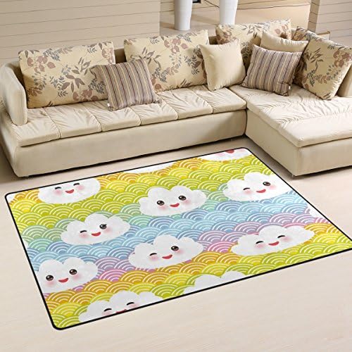 ColourLife קל משקל קל משקל שטיחים מחצלות שטיחים שטיחים רכים שטיח שטיח שטיח לילדים סלון חדר 60 x