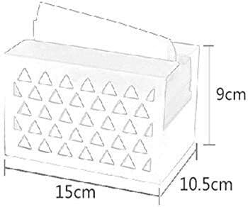 קופסת רקמות, קופסת רקמות ברזל מפית מלבנית מארגן נייר רקמות מחזיק קופסת מפית לרכב משרדי אמבטיה