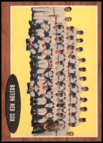 1962 Topps 334 Team Red Sox Team Boston Red Sox NM+ Red Sox