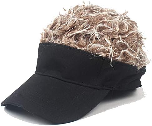 כובע בייסבול שיער מזויף עם פאה שיער ממוסמר רכיבה על אופניים אופני אופניים כובע שיער מזויף פאה מגן