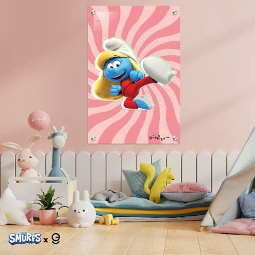 המסגרת האקרילית של Smurfs אמנות קיר מודרנית - EGD x סדרת Smurfs - Prime Collection - עיצוב פנים