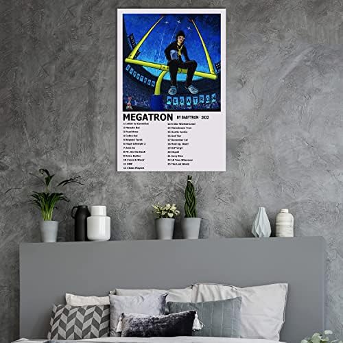 ראפר KGARB פוסטר Babytron Poster Megatron אלבום כיסוי קיר אמנות קנבס פוסטר הדפסים ציור לעיצוב חדר