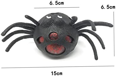 Aeiofu ליל כל הקדושים עכביש צעצוע רשת יצירתית אחיזה במתח הקלה על הכדור ליל כל הקדושים מסיבת ילדים