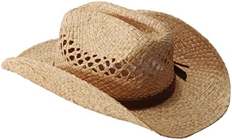 קש קאובוי כובעי נשים קש בוקרת כובע נשים שמש כובע חוף כובע לנשים רחב ברים מערבי קלאסי קאובוי קש