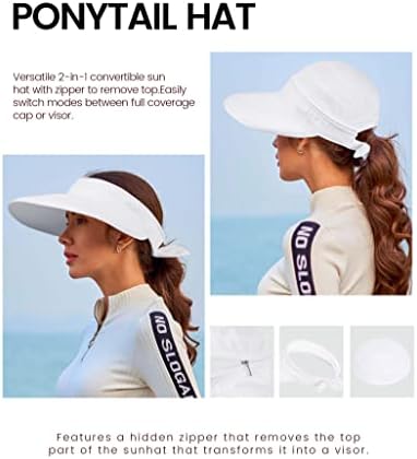 פשטות כובעים לנשים 50 + שמש מגן להמרה חוף מגן כובע