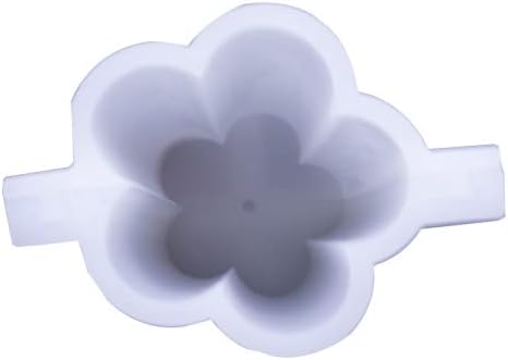 עמוד צינור פרח סיליקון סבון נר נר משמש צורת ענן פרח פרח