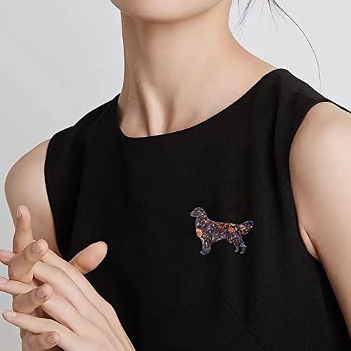 סיכת אופנה פופולרית של גור כלבי חיה מודפסת מתאימה למתנה המתאימה לכל האירועים