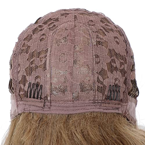 סוואק ארוך שכבות ישר פאה עם פוני סינטטי שיער פאה עבור נשים עם כובע פאה