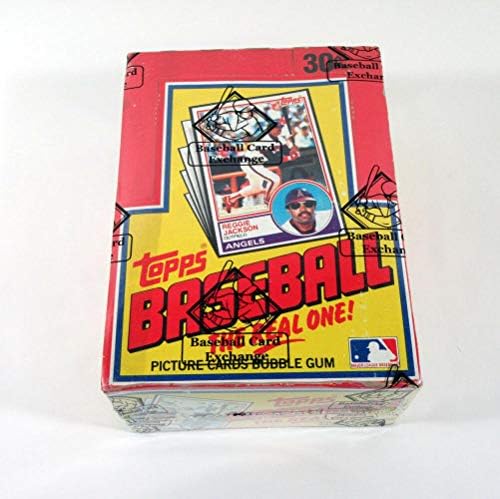 1983 תיבת בייסבול טופפס BBCE עטופה - חבילות שעוות בייסבול