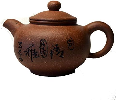 קומקום תה סיני yixing חימר אפור גונגפו תה ריבוע אמיתי מאושר אלגנטי אושר לתה רופף
