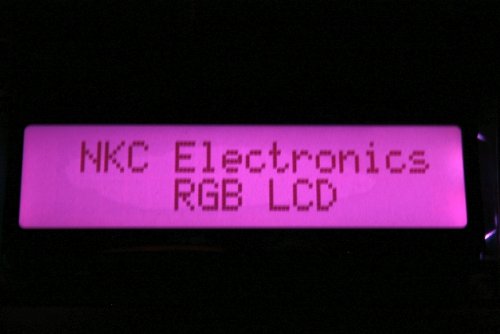 מודול LCD תווים 16x2 תאורה אחורית RGB עבור Arduino
