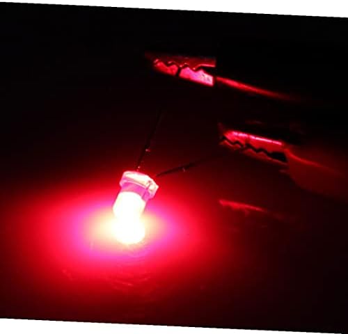 חדש לון0167 40 יחידות 3 ממ ראש עגול אדום צהוב הוביל נורות דיודה פולטות אור(40 יחידות 3 ממ רונדקופף רוט גלב