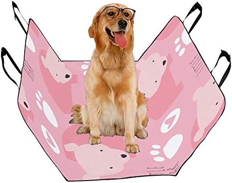 מותאם אישית עיצוב זוהר יצירתיות הדפסת רכב מושב מכסה לכלבים עמיד למים החלקה עמיד רך לחיות מחמד