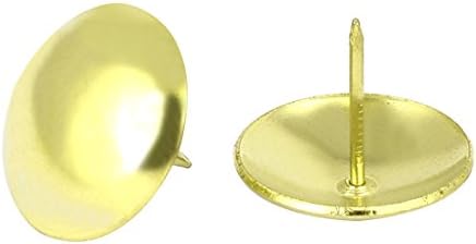 מסמרי ריהוט לבית אקסיט, ברגים ומחברים ראש עגול מסמרי חידוש ברזל טון זהב 30 ממ על 25 ממ מסמרים 5 יחידות