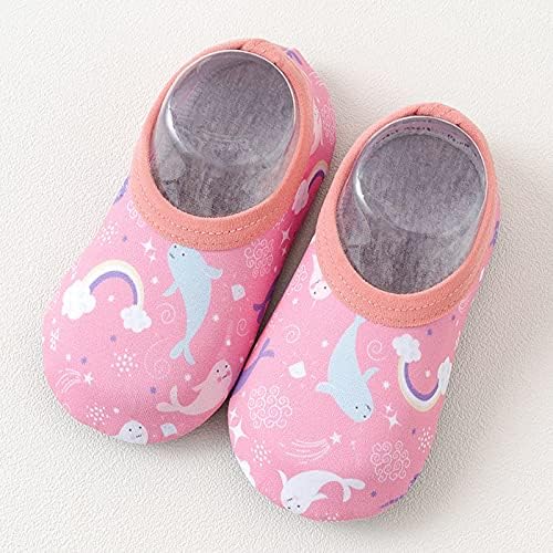 נעלי בנות תינוקות נעלי רשת ילדים בנות בנות שחות גרביים יחפות נעלי נעליים ללא החלקה נעלי מים מצוירות