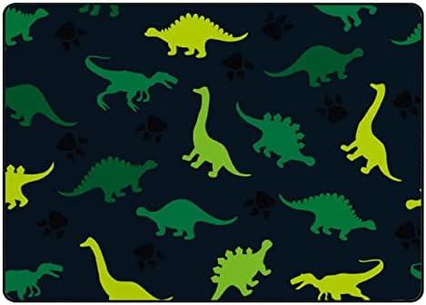 זוחל שטיח מקורה משחק מחצלת דינוזאורים לסלון חדר שינה משתלת חינוכית חינוך שטיח שטיח 63x48 אינץ 'צבעוני