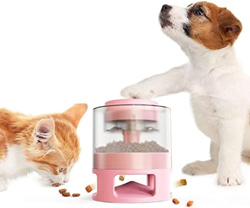 מזון נגד סתימה אימון מכשיר חיות מחמד אספקת כלי שולחן למשוך לחיות מחמד של עניין עבור כלבים וחתולים, ורוד