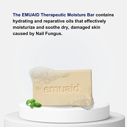 Emuaid Emuaidmax פטרת ציפורניים ערכת נסיעות Eradicator - Emuaidmax חוזק מרבי 0.5oz עם מוט לחות טיפולית מתאימה