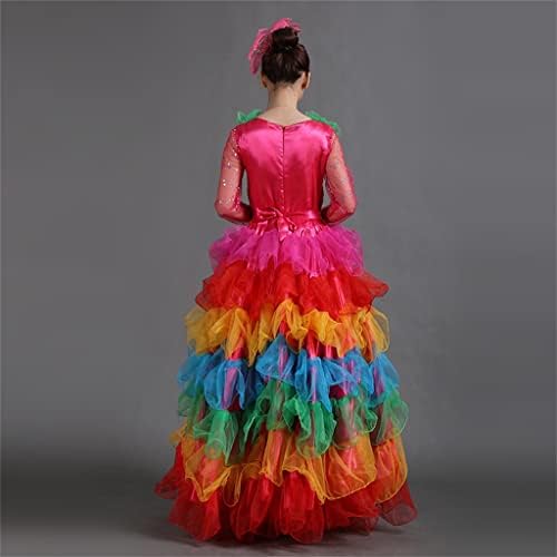רשת CCBUY שרוול ארוך שרוול ארוך פלמנקו שמלת שמלת אולם נשפים ריקודים נשים בגדים צוענים תלבושת תלבושת לבוש לבוש