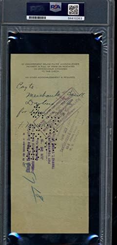 פרד מרקל חתם על חתימת צ ' ק 3 של שיקגו קאבס ב-1920