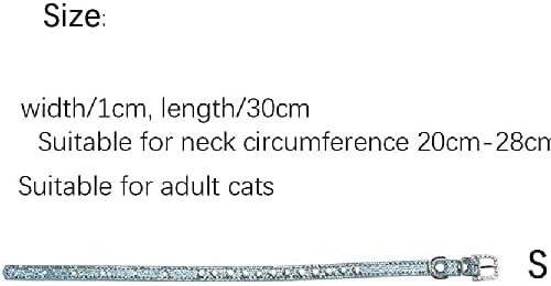 ביתטוב 3 יחידות קריסטל יהלומי חתול צווארון, בלינג לחיות מחמד קולרים מתכוונן עבור חתול גור קטן לחיות מחמד