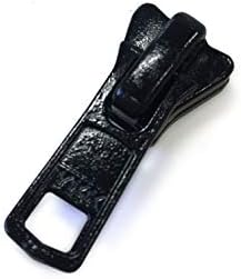 Ykk 5 Vislon Short Tab Slider Slider Zipper Pull חומרה שחור - 10 חבילה